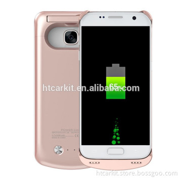 Lithum battery with plastic case for Samsung galaxy S7 power case portable charger 4200mah